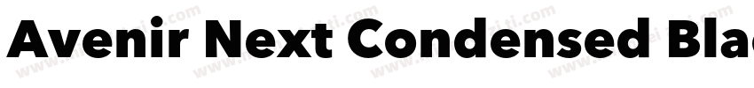 Avenir Next Condensed BlackItalic字体转换